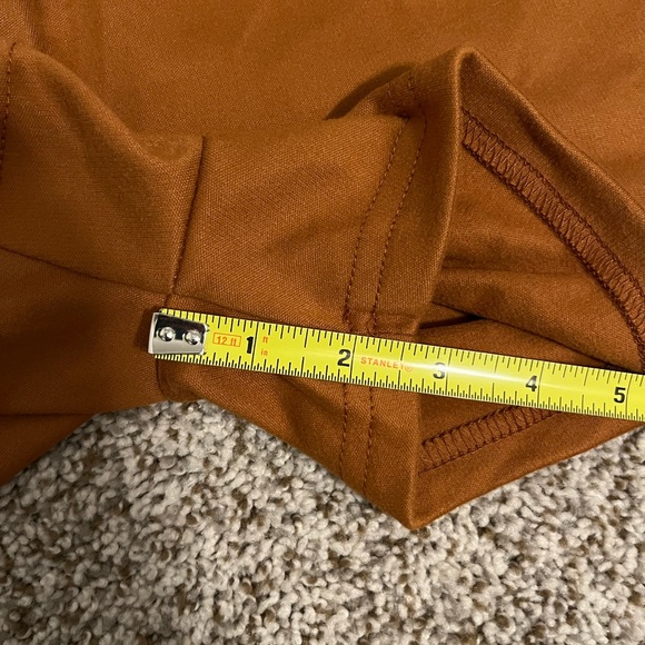 Rust Colored Short Sleeve Top and Shorts Set - Picture 9 of 12